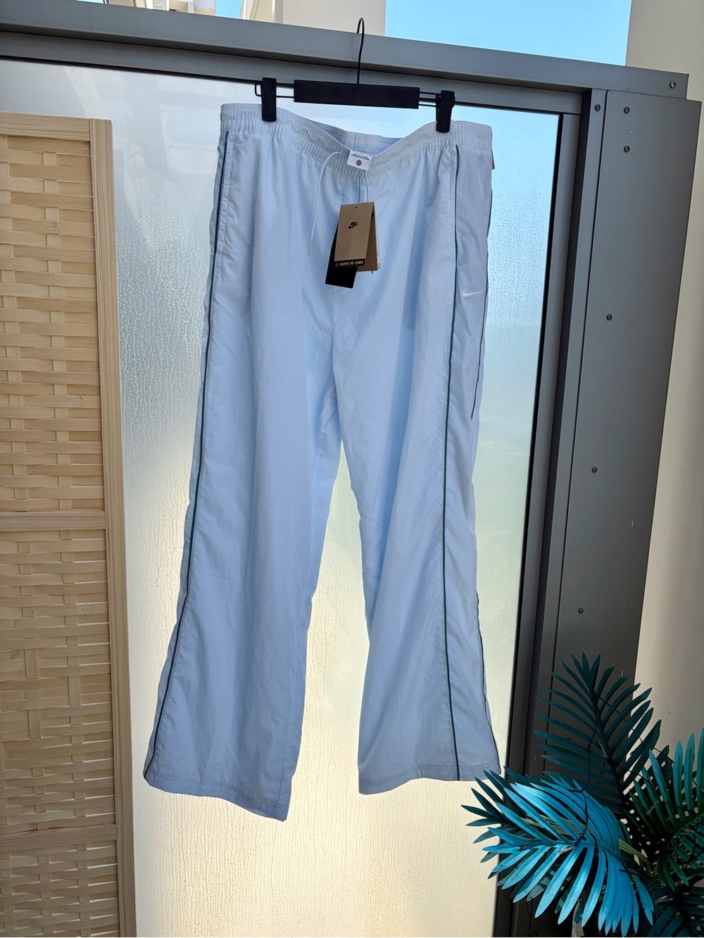 Nike | Pale Blue Lightweight Track Pants